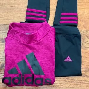 NWOT Girls Adidas Set